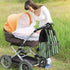 Nevjipu Backpack Mommy Backpack, Baby Doll Diaper Bag - Splash Green Vertical Stripes Print Bag, Fashion Tactical