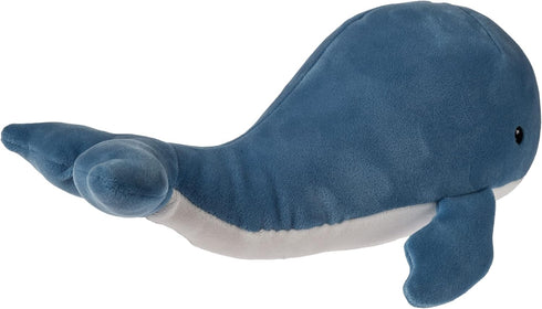 8-Inches, Mary Meyer Stuffed Animal Smootheez Pillow-Soft Toy, Blue Whale