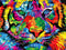 RoseArt Kodak Premium Mosaics - Rainbow Tiger - 750 Piece Jigsaw Puzzle for Adults