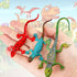 Sumind 18 Piece Colorful Plastic Lizard Toys Fake Reptile Model for Teens Adults Educational Halloween Party