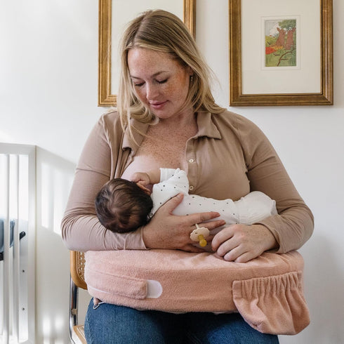 My Brest Friend Deluxe Nursing Pillow Cover, Adjustable Fit, Easy Care, Durable Slipcovers for Original Nursing Pillow,