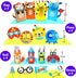 16 3-8 KRAFUN My First Safari Animal Paper Craft Kit, DIY Arts and Crafts Zoo Animal, Organized Craft Activities