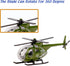 Die-cast Military Vehicles - 6 Pack Assorted Alloy Metal Army Vehicle Models, Mini Army Toy Playset for Kids