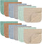 MIGIOL Muslin Burp Cloths 100% Cotton Pack of 12. Soft, Gentle & Absorbent