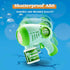 JOYIN 2 Packs Bubble Guns with 4 Bottles Bubble Solution, Light Up Automatic Bubble Machine Gun for Kids & Adults
