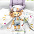 Novusopt Personalized Baby Blankets for Boys Girls Lion Baby Blanket Soft Plush Sherpa Blanket with Name Receiving
