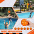 6 Pcs 5'' Mini Foam Basketballs, Safe Soft Replacement Pool Beach Basketball for Indoor Hoop, Party Sport Game
