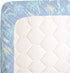 Soft Mini Crib Sheet with Watercolor Tropical Animals - Blue, White & Green