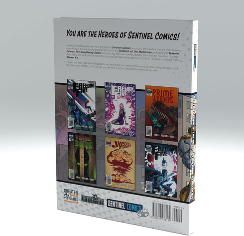 Greater Than Game: Sentinel Comics Roleplaying Game - Starter Kit, 6 Pre-Made Adventures, Ages 14+