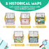 Tot Talk U.S. Presidents Educational Placemat for Kids - Double-Sided, Waterproof, 17.5" x 11.5"