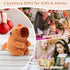 Backpack Cute Capybara Plush Toy with Shaking Tail Mini Capybara Keychain Stuff Animal Toys for Car, Desk, Back