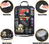 Car Backseat Organizer with 10" Table Holder, 9 Storage Pockets, Seat Back Protectors for Kids, Travel Accessories, 2