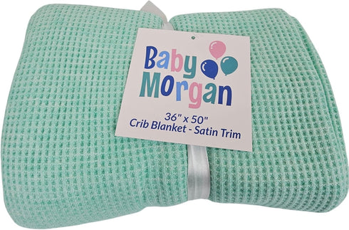 Cozy 36" 50" Blankets Thermal Waffle Baby Blanket Crib Bedding - Soft Warm Infant Thermal Cover for Nursery Stroller