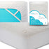 PUREgrace Crib Mattress Protector Eucalyptus Tencel Fiber Waterproof Breathable Baby Mattress Pad