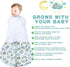 Swaddle,6-12 Months,3-Way Blanket,100% 0.5Banana&Leaf BSTOPPT Newborn Sleep Sack Baby Adjustable Wearable Rayon Cotton