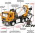 NOVAFUSION 3-5 Cement Mixer Truck Toys for Boys,Cement Mixer Toy Truck Metal Diecast Cab,Pull Back Mixer Trucks