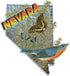 Galison Wendy Gold Nevada Shaped Mini Puzzle, 100 Pieces, 8” x 9.75” – Art by Bestselling Artist Wendy Gold