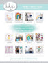 lulujo Baby’s First Year Milestone Blanket and Card Set | 40in x 40in, I Will Move Mountains