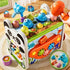 XINNOVEL 6-in-1 3 Hammering 2+ Montessori Toys for Year Old, Pounding Toy with Xylophone, Number Maze, Spinning Gear