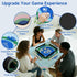 oiikain 2025 32.3 Inch Mahjong Mat Upgraded No-Crease & No Odor Design, with Waterproof Velvet, Non-Slip PU Silicone