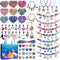 AIPRIDY Charm Bracelet Making Kit, Unicorn Mermaid Crafts Gifts Set for Girls 5-12 Years Old