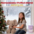 Kids,12.5inch Easfan Microwavable & Weighted Stuffed Animals Elephant Plushie for Warmth-Comfort Cute Soft Plush Toys