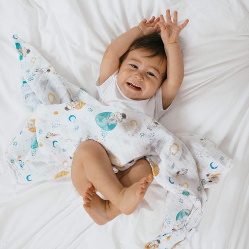 Set, 4 Pack, aden + anais Essentials Swaddle Blanket, Boutique Muslin Blankets for Girls & Boys, Baby Receiving
