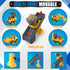 YIDESTARS 4 1 8 6 3lbs 3-6 Construction Sandbox with Lid - Vehicles with Conveyor, Castle Molds, Figures & Moldable