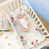 SyXIOP 28" 52" Cute Dalmatian Dog Cartoon Cooling Baby Mattress Protector Crib x Ultra Soft Crib Mattress pad