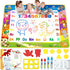 Water Doodle Mat Toys for Ages 2-4, 40 x 30 Inch Extra Large Painting Mat, Toddler Mess Free Coloring