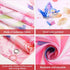 Tatuo Butterfly Happy Birthday Backdrop 6x4ft, Pink Butterfly Party Decorations for Baby Shower