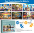 6 Packs 36 6 Large Piece Puzzle for Seniors,Dementia Alzheimer's Products Activities for Elderly Adults,Easy Puzzle