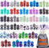 10 Sets Random Assortment Polyhedral RPG Mini Dice (70pcs), 10mm Mini DND Magic Dice Set for RPG