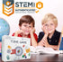 OWLCONIC Learning Time Game, 128 Piece Teaching Aid for Kids to Learn Analog and Digital Time, Educational Resource Toy