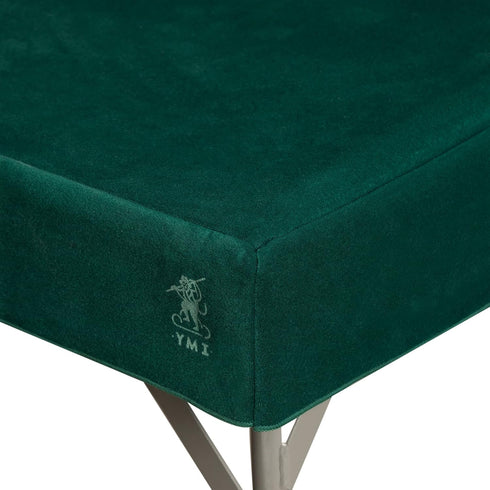 Yellow Mountain Imports Professional Grade Green Square Table Cover for Card Games, 34.8 x 34.8 Inches