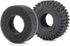 Wheel Tires Crawler Tires for TRX4M / SCX24 Upgrade Parts, 64 * 24mm