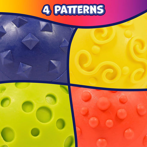 2 Set 4 Ready Learn Paint & Dough Mushroom Stampers - of Textures - Playdough Accessories - Easy-Grip Art Supplies