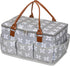 Moteph Extra Large Diaper Caddy, Craft, Toy Organizer with Zip-Top Cover with