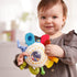 HABA Cuddly Rainbow Round Teether - Soft Multicolored Activity Toy