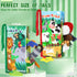 Baby Books 0-6 Months, 2PCS Baby Boys Girls Shower Gifts, Tummy Time Baby Toys 0-6 6-12 Months, Crinkle Cloth Book, Newborn Infant Teether Toy, Early Development Stroller Soft Toys