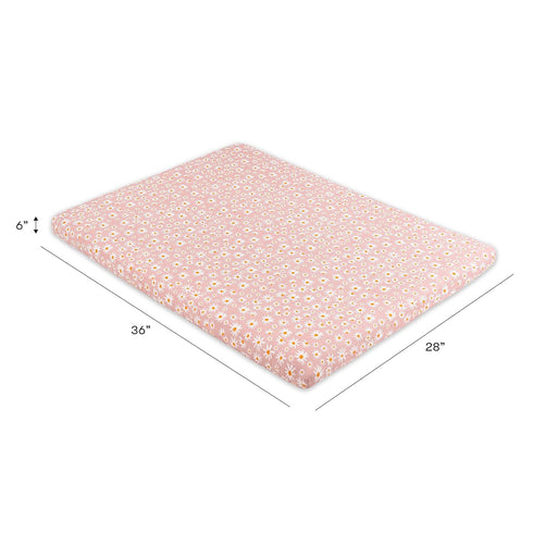 100% 360, Babyletto Organic Cotton All-Stages Midi Crib Sheet, GOTS-Certified, Fitted Ultra-Soft and Breathable Muslin