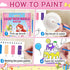 SOCOLER 1-3, 4-8 Paint with Water Coloring Books for Toddlers,Princess and Party Theme Mess Free Watercolor Painting