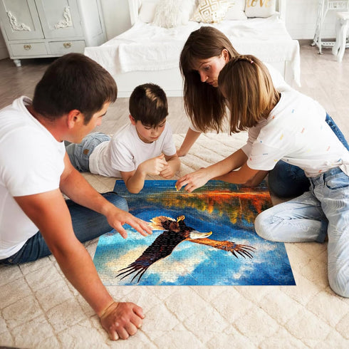 500 Piece Jigsaw Puzzle for Adults, Eagle Puzzles Games, Great Gift for Family, 20.5"X15" for Adult Children Elderly