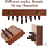 Set 15.4" 2 OUMODA Magnetic Chess for Adult Kid, Leather Chess Board with Handmade Chess Piece Including Extra Queens