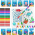 24 Under the Sea Coloring Books with 24 Stacking Crayons, Ocean Animals Party Favors for Kids Birthday Goodie Bag Gift