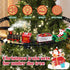 NEUBSAW Set 3 4 5 6 7 8+ Christmas Train - Hanging Train Toys Around Under The Christmas Tree w/Smoke, Whistle (Turn