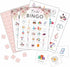 Bridal Bingo Cards - Boho Bridal Shower Game for 24 Players - Wedding Shower/Bachelorette Party Activities