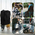Stroller Bag for Airplane Travel, Waterproof Baby Stroller Cover for Gate Check with Handle (Black)