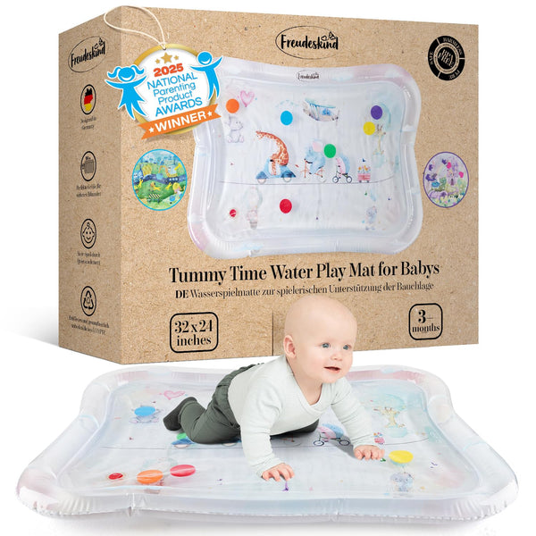 Premium Water Play Mat XXL Award-Winning Inflatable Tummy Time Water Mat Sensory