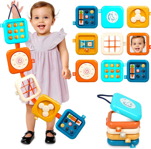Vunrahsg Busy Board for 1 Year Old Montessori Toys for 1 2 Boy